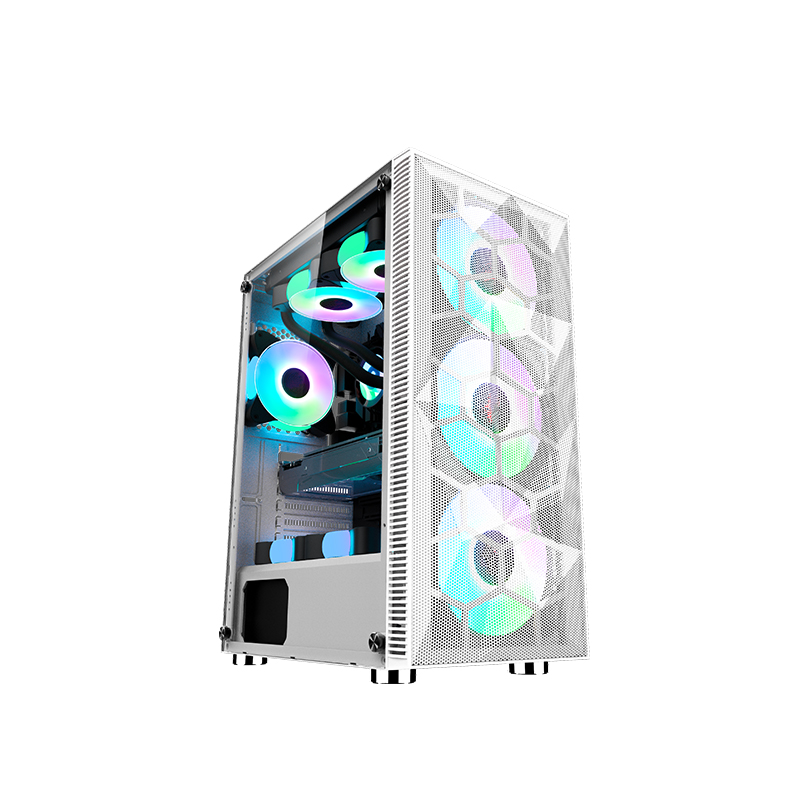 Распродажа, детали для компьютера оптом, экономичный корпус для настольного ПК Spcc с черным покрытием, новый корпус для компьютера ATX