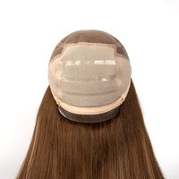 Vente en gros de qualité supérieure européenne cheveux casher juif perruque Stock 100% vierge cheveux humains soie haut médical perruque juive casher perruques