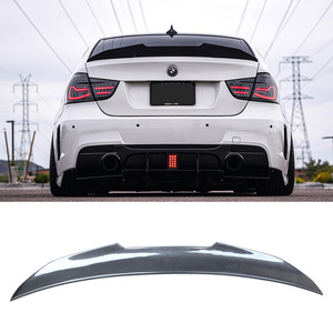 For 3 Series E90 4Door/E90 M3 PSM Style Carbon Fiber <b>Rear</b> <b>Spoiler</b> Trunk Wing 2004-2011 - Product Image 1