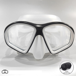 Máscara de buceo gratis Lente templada para miopía Máscara de esnórquel de silicona con soporte para cámara Gafas DE BUCEO Equipo de natación - Product Image 5