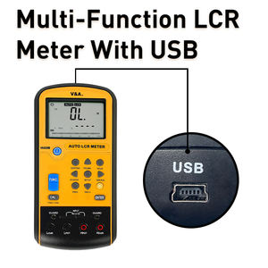 상하이 V&A VA520B-2 디지털 <span class=keywords><strong>LCR</strong></span> 미터 0.3% 정확도 0.01% 해상도 100kHz 주파수 미니 USB 인터페이스 200-200M 범위 - Product Image 4