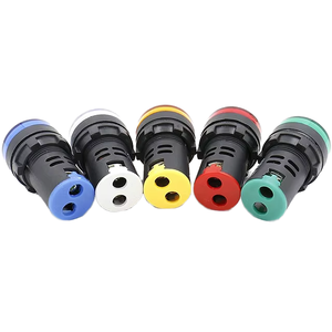 Luces indicadoras de montaje en Panel empotrado LED, luces indicadoras piloto de 22mm, AC/DC, 12V, 24V, 110V, 220V - Product Image 3