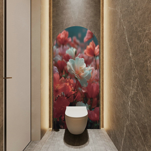 Colgante decorativo Fácil instalación Arco impermeable <span class=keywords><strong>Papel</strong></span> <span class=keywords><strong>de</strong></span> <span class=keywords><strong>pared</strong></span> 3D PVC Peel and Stick Etiqueta <span class=keywords><strong>de</strong></span> <span class=keywords><strong>pared</strong></span> <span class=keywords><strong>para</strong></span> cocina y oficina - Product Image 5