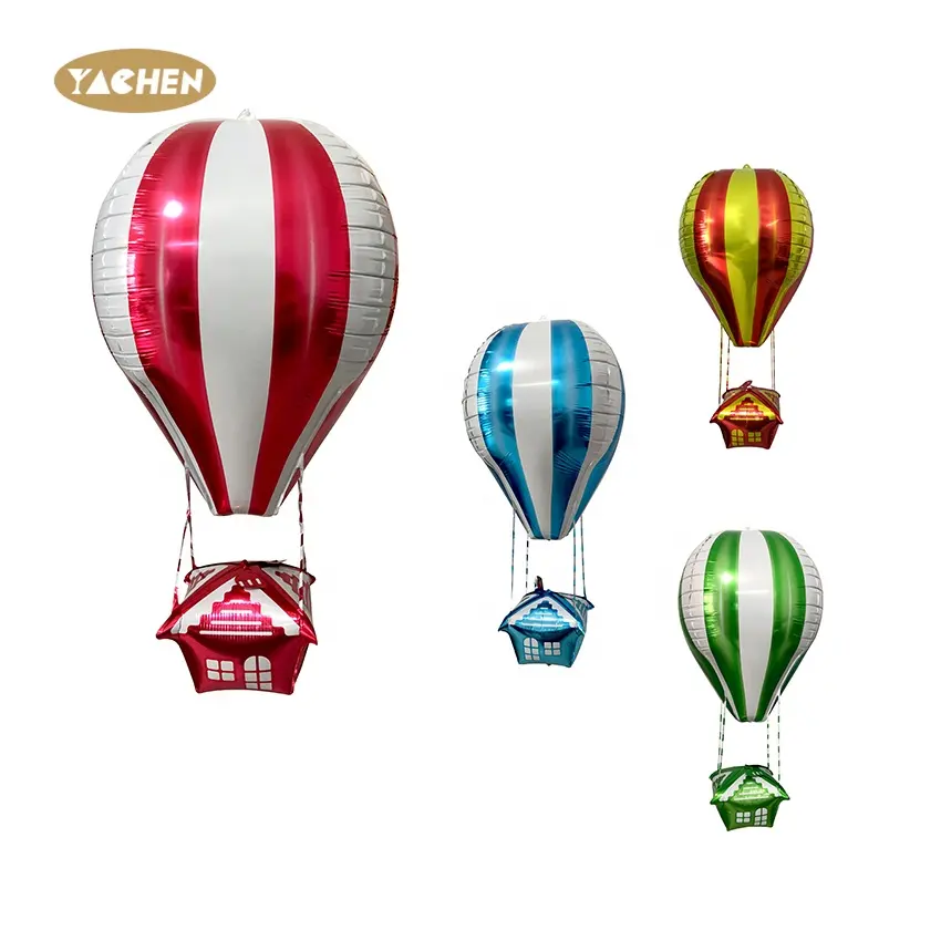 Yachen-globo de aire caliente para decoración de niños, 4D juguete de aluminio de 22 pulgadas, ISO BSCI, para baby shower