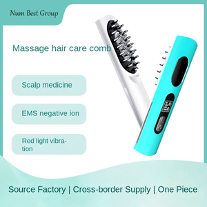 Individuelles Logo <span class=keywords><strong>5</strong></span>-in-<span class=keywords><strong>1</strong></span> Wiederaufladbarer Elektrischer Massagekamm Kopfhautmassagegerät |   OEM EMS/ION/IR/Vibrations-Haarvitalitäts- und Schuppenkontrollgerät - Product Image 2