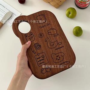 Tabla de Cortar Rectangular de Ébano Resistente al Moho para Cocina - Product Image 2