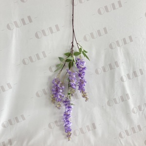 LO-773 Guirnalda de Flores Artificiales de Wisteria, Realistas, Hechas a Mano, con Tacto Natural, para Decoración de Bodas y Hogar, Venta al Por Mayor de Fábrica - Product Image 6