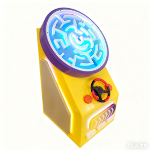 Happy Zone - Juego <span class=keywords><strong>de</strong></span> <span class=keywords><strong>Laberinto</strong></span> <span class=keywords><strong>de</strong></span> Bolas <span class=keywords><strong>de</strong></span> Madera con Luces LED <span class=keywords><strong>de</strong></span> Colores Personalizables, Máquina <span class=keywords><strong>de</strong></span> Juegos Interactiva para Interiores, Entretenimiento Familiar - Product Image 2