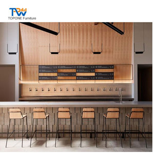 Custom Resort Hotel Houten Restaurant Bar Meubels Sets Moderne Strandvilla Buiten Bar Teller - Product Image 2