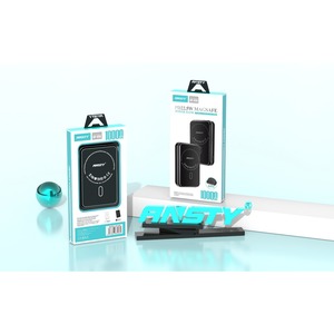 Banco de Energía Ansty de 10000 mAh, 22.5 W, Color Negro, Modelo (AP-058) - Product Image 1