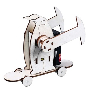 Los niños de la tecnología de producción pequeña eléctrica de pingüino juguetes Robot estudiante DIY científica experimento de física Material <span class=keywords><strong>juguete</strong></span> - Product Image 1