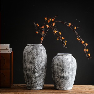Vase <span class=keywords><strong>en</strong></span> <span class=keywords><strong>terre</strong></span> <span class=keywords><strong>cuite</strong></span> bleu vintage, pot <span class=keywords><strong>en</strong></span> céramique de Chaozhou, vente <span class=keywords><strong>en</strong></span> gros de vases décoratifs pour la décoration Wabi Sabi - Product Image 4