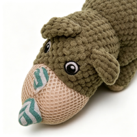 Nouveau jouet à mâcher pour chien en peluche douce et économique, en velours de maïs, résistant aux morsures, pour le soin des dents, écologique