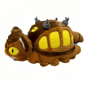 3 taglie Anime giapponese <span class=keywords><strong>il</strong></span> mio <span class=keywords><strong>vicino</strong></span> <span class=keywords><strong>Totoro</strong></span> Catbus peluche figura portachiavi bambola di pezza animale di pezza morbido cartone animato cuscino Plushie - Product Image 5
