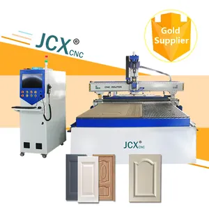 ประตูทำ JCX- 2130ไม้ CNC เครื่องเราเตอร์ ATC มีดเปลี่ยน1530 2130แผงเฟอร์นิเจอร์ไม้ MDF ตู้