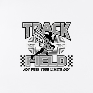 Camiseta de atletismo unisex 100% algodón transpirable de manga corta Q124 - Product Image 1