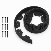 Bordure de jardin flexible en plastique vert de haute qualité Taurus, prix de gros, installation sans creuser