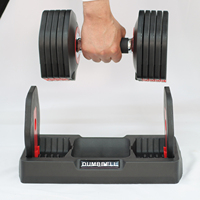 Mancuerna Ajustable de 12 kg con Bloqueo Seguro, Mancuerna de 26.5 lb (6 Pesas) para Mayoristas de Equipos de Fitness