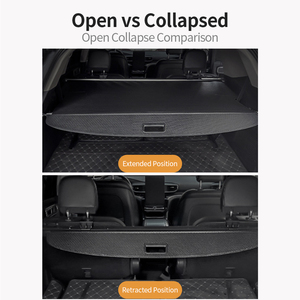 <span class=keywords><strong>Cache</strong></span>-bagages rétractable de sécurité pour <span class=keywords><strong>coffre</strong></span> arrière GAC MOTOR - Product Image 2