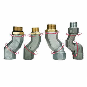 Conectores de Manguera de Acoplamiento Rápido para Dispensador de Combustible de Cobre, Junta Giratoria Modelo HS-01 para Estación de Servicio de Gasolina, Hecho en China - Product Image 5