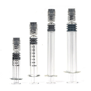 Bơm lại luer khóa Glass Ống Tiêm 1ml dầu Herb tip cap 0.5 ml ống tiêm 2ml 3ml 5 ml 10ml - Product Image 1