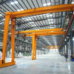 رافعة جسرية كهربائية صغيرة بسعر المصنع مع إطارات مطاطية، رافعة شبه جسرية محمولة للورش - Product Image 1