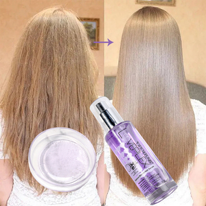 Sérum Capilar Sedoso Antifrizz al por Mayor Muestra Gratis Marca Privada Sérum de Coco y Aceite de Argán para Pelucas y Cabello Humano - Product Image 1