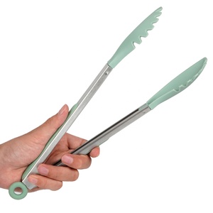 <span class=keywords><strong>Pince</strong></span> de cuisine en acier inoxydable en forme de dumpling, petite quantité minimale de commande, avec poignée confortable en nylon pour la cuisine domestique et la restauration - Product Image 3