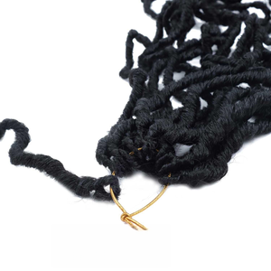 Extensiones de Cabello Sintético de Fibra de Baja Temperatura, Estilo Gypsy Crochet, Suaves y Largas, Tipo Goddess Faux Locs, con Soporte para Marca Privada, Venta al por Mayor - Product Image 4