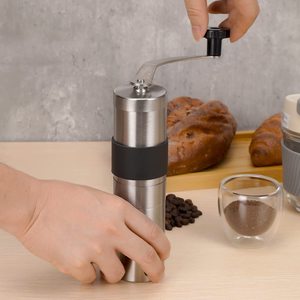 Molinillo de Café Manual Portátil Premium de Acero Inoxidable con Núcleo de Cerámica de Alta Precisión - Product Image 6