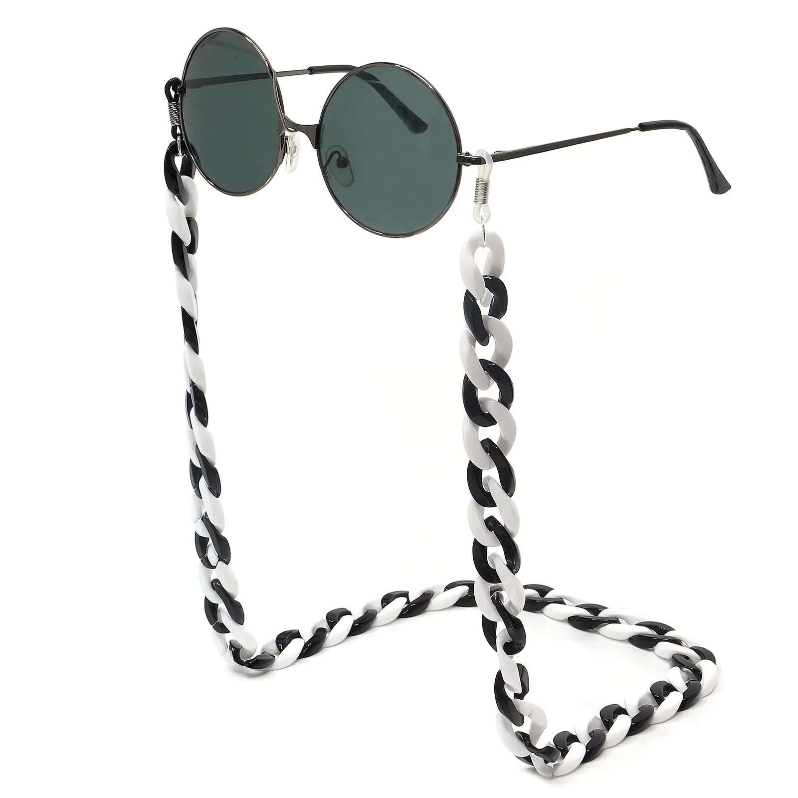 Wholesale Leopard Acrylic Sunglasses Chain Women Reading Glasses Hanging Neck Chain