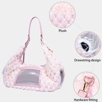 Sac de transport pour chien en peluche sac de luxe pour chiot sac de marche fournitures pour animaux de compagnie accessoires mignons pour animaux de compagnie avec logo personnalisé