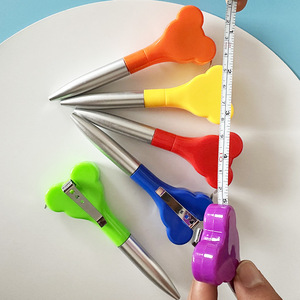 Cinta métrica Probon Garden de 1M, mini cinta métrica de acero con mango de plástico colorido, ligera para uso en exteriores. - Product Image 5