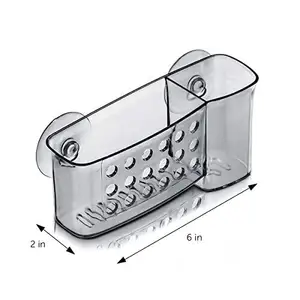 Bathroom Hanging Shower Caddy Shampoo Storage Container Home Spice Basket Holder With Suction Cup