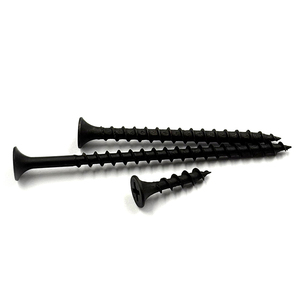 สกรูหัวแตรเกลียวหยาบเคลือบฟอสเฟตสีดำสำหรับยึดแผ่นยิปซัม - Product Image 6
