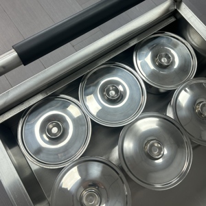 Victory Commercial Chariot de supermarché en acier inoxydable Roues Vente chaude Chariot à condiments pour salle à manger Hôtel Restaurant Fournitures - Product Image 4