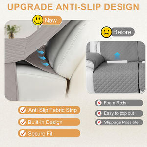 <span class=keywords><strong>Funda</strong></span> de <span class=keywords><strong>Sofá</strong></span> Gris Claro, Protección Contra Arañazos, <span class=keywords><strong>Funda</strong></span> de <span class=keywords><strong>Sofá</strong></span> Individual para Sala de Estar, Impermeable, Elástica, Protector de <span class=keywords><strong>Sofá</strong></span>, Nueva Llegada - Product Image 5