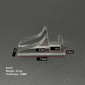 Base para Marcos de Fotos, Soporte para Exhibición de Tarjetas, Marco para Tarjetas Grandes, Medianas y Pequeñas, Estante Transparente de Acrílico para Almacenamiento de Tarjetas - Product Image 5