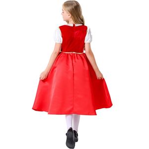 Vestido de Encaje de Lujo para Niñas, Estilo Lolita, con Capa, Disfraz de Caperucita Roja - Product Image 4