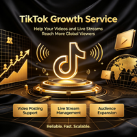 Service de plateforme sociale TikTok : Support fiable pour la publication de vidéos, le streaming en direct et l'extension de l'audience mondiale