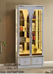 Armadietto del vino del whisky in acciaio inossidabile alto di qualità calda per la cantina di casa o l'uso del soggiorno - Product Image 3