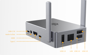 ORANGE Pi 5 ORANGE Pi 5B แผงวงจรโลหะ (พร้อมเสาอากาศและกาวนำความร้อน) - Product Image 6