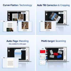 <span class=keywords><strong>Scanner</strong></span> de documents <span class=keywords><strong>portable</strong></span> ultra intelligent CZUR Shine <span class=keywords><strong>avec</strong></span> numérisation de livres fins, OCR USB pour ordinateur de bureau/ordinateur <span class=keywords><strong>portable</strong></span> - Product Image 5