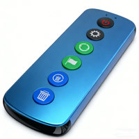 Control Remoto de Aleación de Aluminio para TV con Voz Bluetooth, Control de Volumen de Audio con Funciones Completas, 6 Teclas, Multiprotocolo, Uso Universal, con Código Fijo