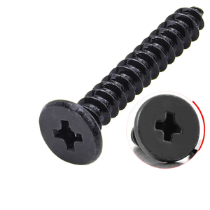 Sekrup Self-Tapping Kepala Datar Tipis Berlubang Silang, Besi, Elektronik Kecil M1.2-M4 - Product Image 1