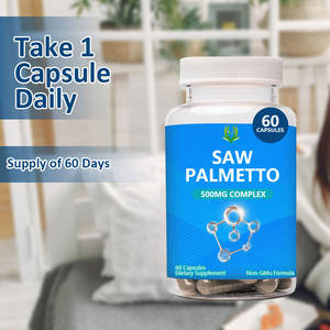 El complejo de cápsulas de Saw Palmetto de la etiqueta privada mejora la salud del cabello de la piel apoya la función de la próstata y promueve el equilibrio hormonal - Product Image 6