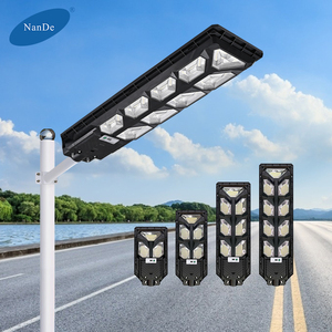 Lámpara <span class=keywords><strong>Solar</strong></span> para Carreteras Urbanas con Sensor de Control NanDe, Gran <span class=keywords><strong>Venta</strong></span>, 300w 500w 700w 900w, Lámpara <span class=keywords><strong>Solar</strong></span> LED Todo <span class=keywords><strong>en</strong></span> Uno para Alumbrado Público - Product Image 1