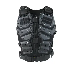 Black Tactical Vest Pouches Tactical Fashion Vest