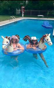 Flotador Inflable Plegable de PVC con Forma de Cabeza de Caballo para Piscina - Product Image 5