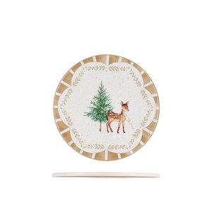 Round Ceramic Trivet With Hot Air Balloon Design For <b>Table</b> <b>Protection</b> - Product Image 1